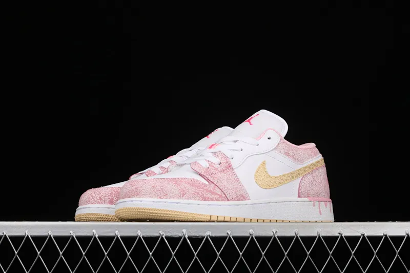 All categories Air Jordan Jordan series basketball shoes Air Jordan 1 Low Air Jordan 1 Low GS AJ1 Joe 1 low-top ice cream low-top basketball shoes CW7104-601